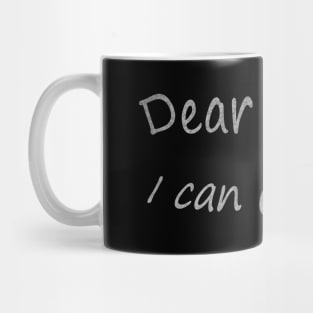 Santa Letter Mug